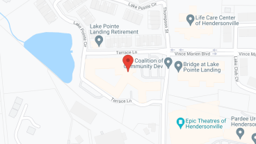 Lake Pointe Landing Retirement in google map