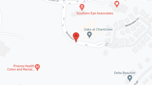 Map of the neighborhood around Oaks at Chanticleer