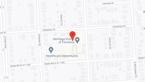 Map of the neighborhood around Heritage Home-Florence Inc
