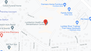 Golden Living Center Lumberton in google map
