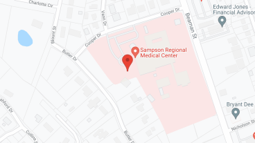 Sampson Regional Medical Ctr in google map