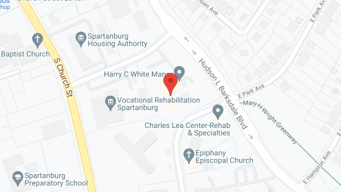 Map of the neighborhood around Harry C White Manor