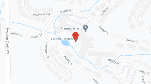 Map of the neighborhood around Givens Highland Farms