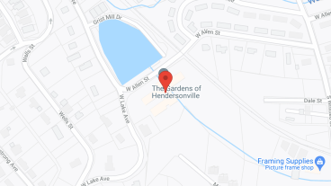 The Gardens of Hendersonville in google map