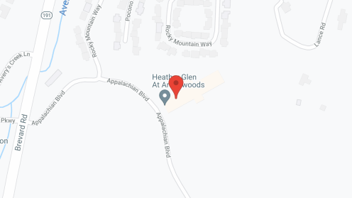 Map of the neighborhood around Heather Glen Assisted Living