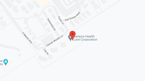 Map of the neighborhood around Penick Village