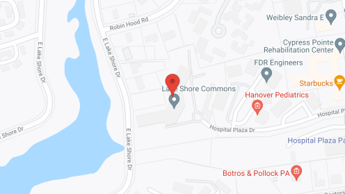Map of the neighborhood around Holiday Lake Shore Commons