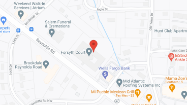 Holiday Forsyth Court in google map