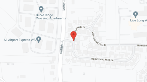 Map of the neighborhood around Homestead Hills
