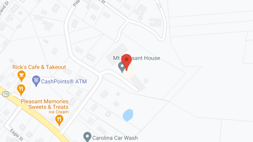 Map of the neighborhood around Mt Pleasant House