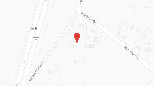 Map of the neighborhood around Caremoor Retirement Center