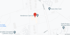Henderson Care Center in google map