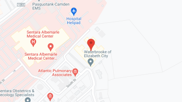 Waterbrooke of Elizabeth City in google map