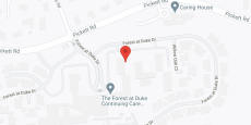 Forest At Duke Retirement Comm in google map