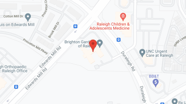 Brighton Gardens of Raleigh in google map