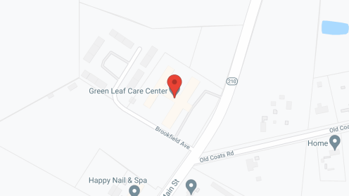 Map of the neighborhood around Green Leaf Care Center