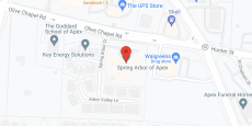 Spring Arbor of Apex in google map