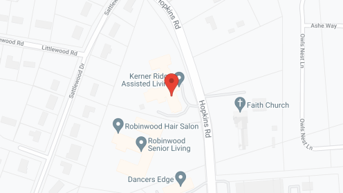 Map of the neighborhood around Kerner Ridge