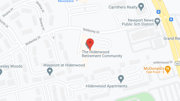 The Hidenwood Community in google map