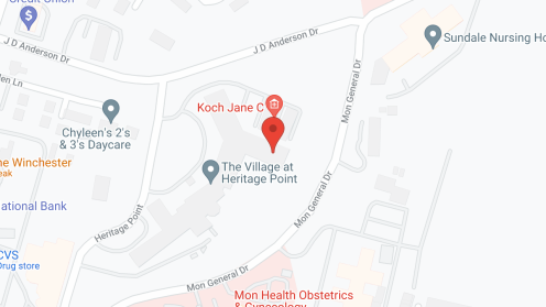 Map of the neighborhood around Village At Heritage Point