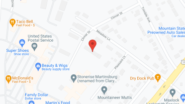 Martinsburg Healthcare Center in google map