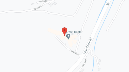 Map of the neighborhood around Marmet Center