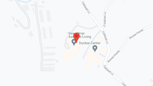 Map of the neighborhood around Sweetbriar