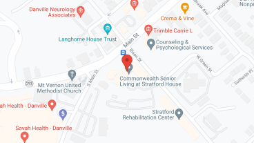 Commonwealth Senior Living at Stratford House in google map