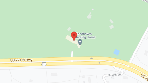 Map of the neighborhood around Woodhaven Nursing Home