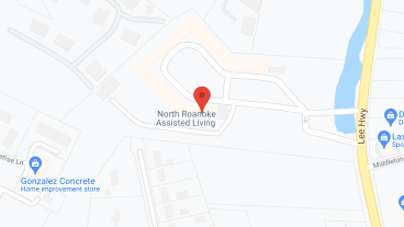 North Roanoke Assisted Living in google map