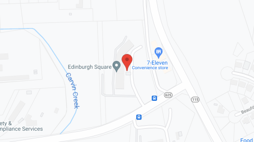 Map of the neighborhood around Edinburgh Square
