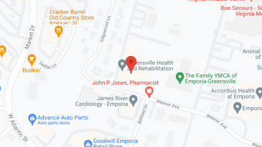 Greensville Memorial Nursing in google map