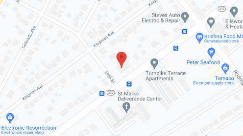 Map of the neighborhood around Lillian's Loving Care