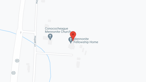Map of the neighborhood around Mennonite Fellowship Home