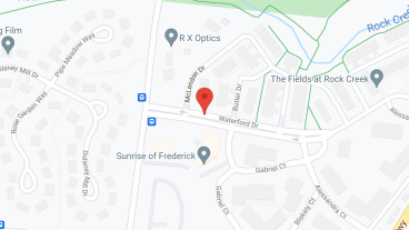 Sunrise of Frederick in google map