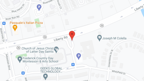 Map of the neighborhood around HeartFields Assisted Living at Frederick