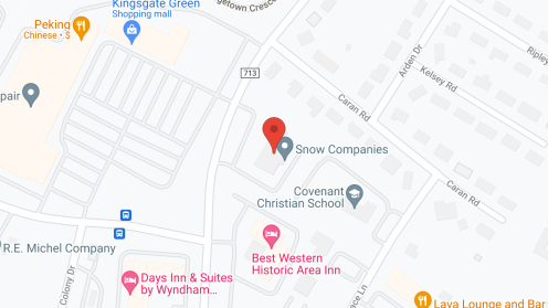 Map of the neighborhood around Hand 'n Heart