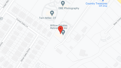 Map of the neighborhood around Willow Estates Retirement Inc