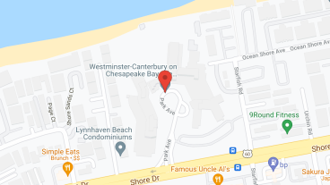 Westminster Canterbury on Chesapeake Bay in google map