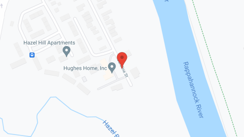 Map of the neighborhood around Hughes Home