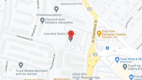 Map of the neighborhood around The Lincolnian