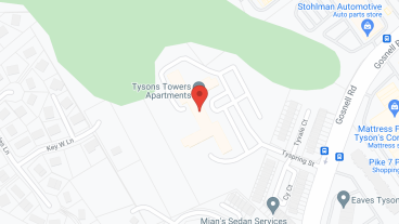Tysons Towers in google map