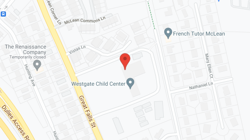 Map of the neighborhood around Lewinsville Center Residences