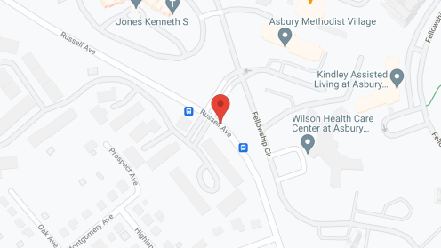 Map of the neighborhood around Kindley Assisted Living