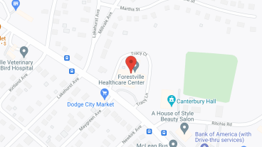 Forestville Health & Rehabilitation Center in google map