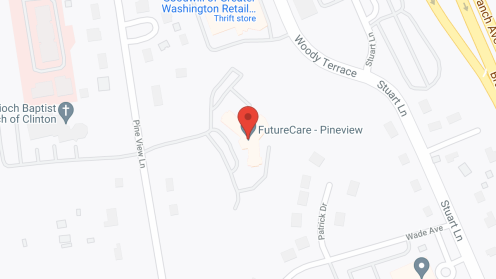 Map of the neighborhood around Futurecare-Pineview