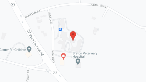 Map of the neighborhood around Cedar Lane Senior Living Community