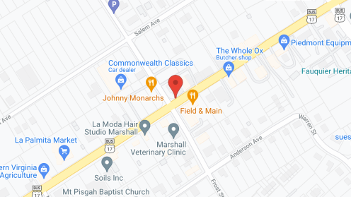 Map of the neighborhood around Marshall Manor
