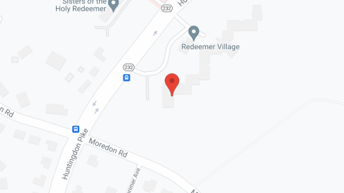 Map of the neighborhood around Redeemer Village