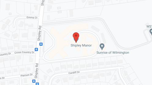 Map of the neighborhood around Shipley Living